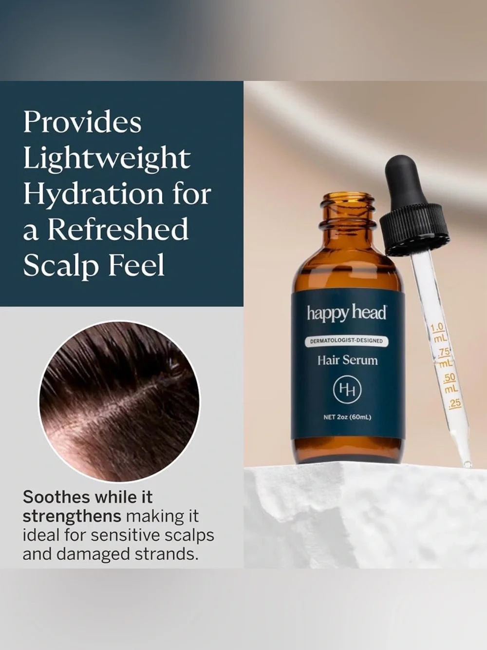 Hair Serum for Men & Women with Procapil Biotin, Ashwagandha & Collagen